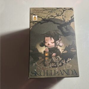 Others Follow Skullpanda Action Figure - Black and Gray